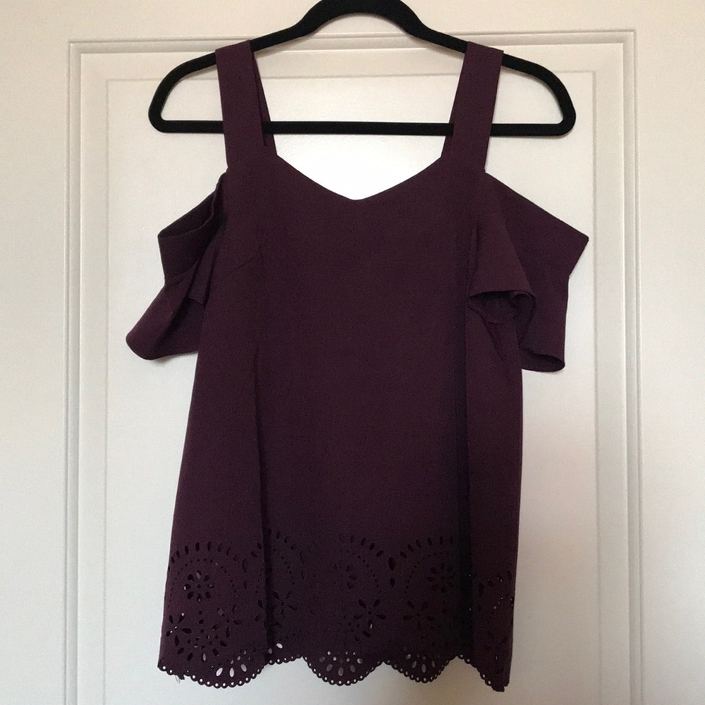Open shoulder blouse